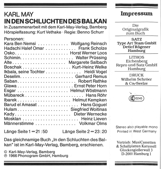 827 945-4 - In den Schluchten des Balkan - b 827 945-4 - In den Schluchten des Balkan - b